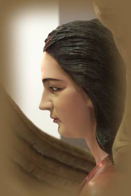 Face of one of the Seraphim Statues